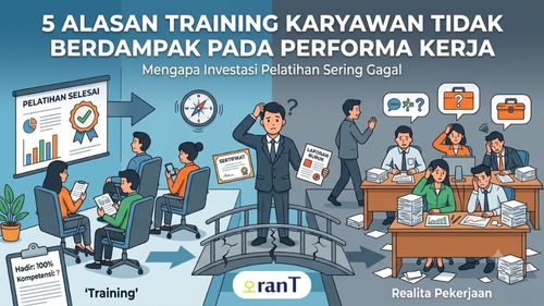 5 Alasan Training Karyawan Tidak Berdampak pada Performa Kerja