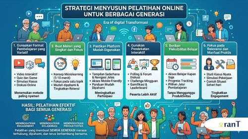 Strategi Menyusun Pelatihan Online untuk Berbagai Generasi